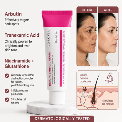 LOROVIA™ Korean Advanced Arbutin Brightening Cream